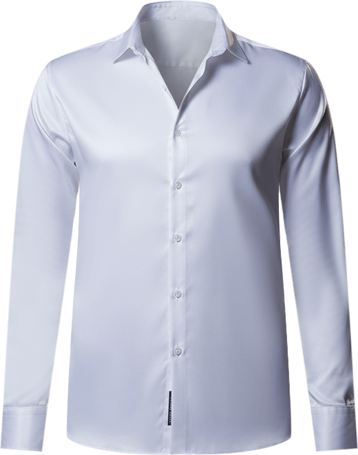 Men's Chalk White Satin Lustre Shirt