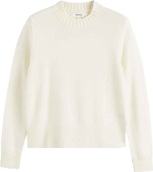 Women's Wool & Cashmere Cropped Sporty Sweater