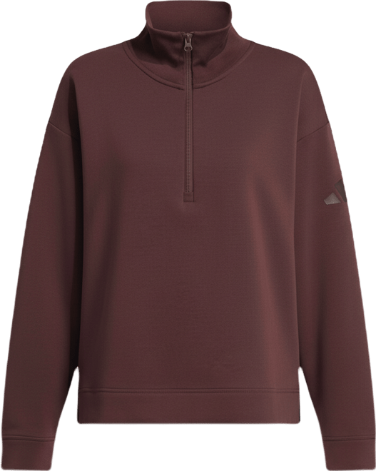 Women's Open Hem Quarter Zip Sweatshirt