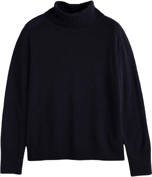 Women's Wool-Cashmere Raglan Rollneck Sweater