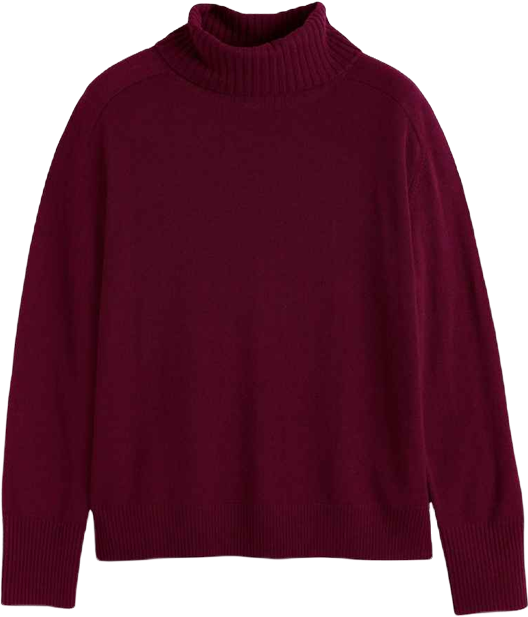Women's Wool-Cashmere Raglan Rollneck Sweater