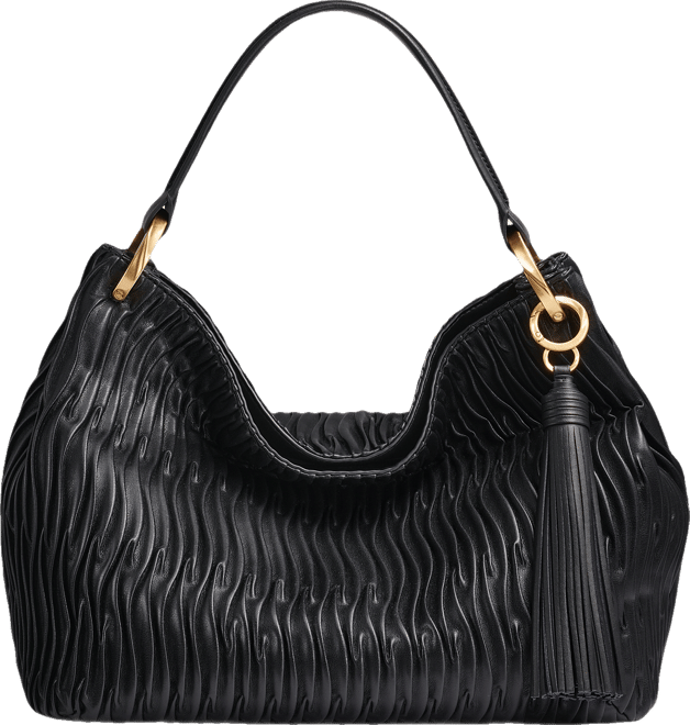 Glenwood Pleated Large Shoulder Handbag