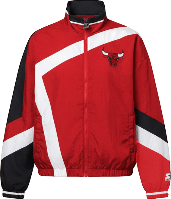 Women's Red/Black Chicago Bulls 1st Quarter Full-Zip Jacket