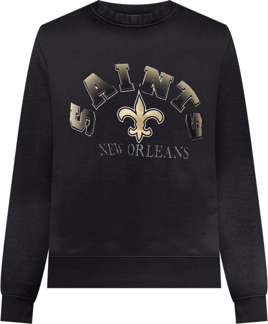 Women's Black New Orleans Saints Oversized Feud Sweatshirt