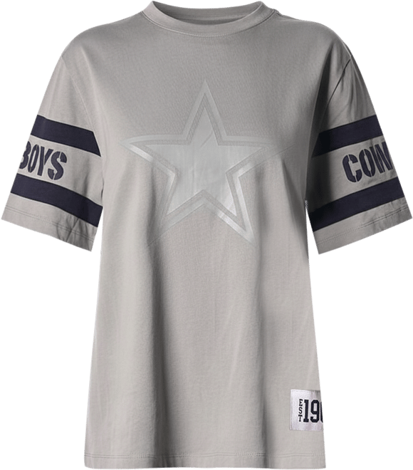 Women's Black Dallas Cowboys Drop Shoulder T-Shirt