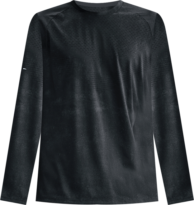 ナイキ ストライド メンズ Dri-FIT ADV ロングスリーブ ランニングトップ リフレクティブ（再帰反射）アクセント付き