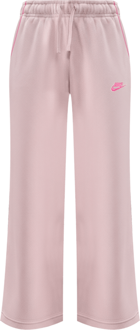 나이키 스포츠웨어 클럽 플리스 여성 미드라이즈 와이드 레그 코지 팬츠
