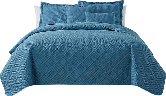 Diamond Embossed 4-Pc. Quilt Set, Twin/Twin Xl