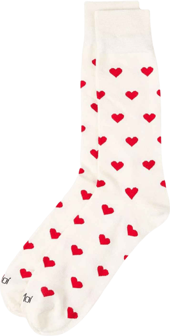 Men's Hearts Crew Socks