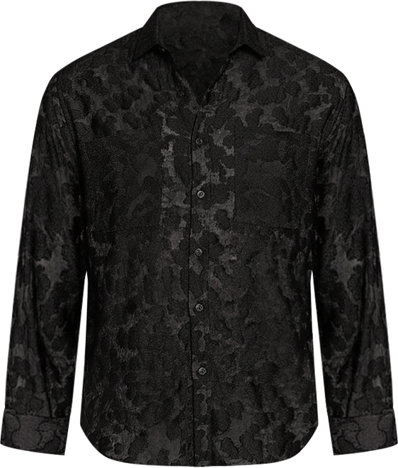 Men's Charcoal Grey Nimbus Dark-Tone Shirt