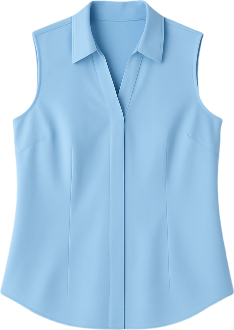 Caroline Sleeveless No Iron Blouse