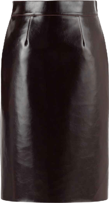 Women's Faux Leather Pencil Skirt