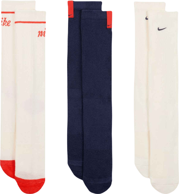 Unisex 3-Pk. Everyday Plus Cushioned Crew Socks