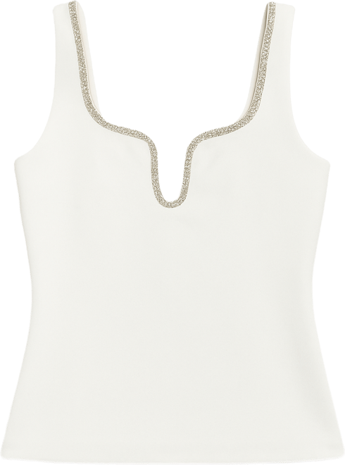 Women's Embellished Sleeveless Top