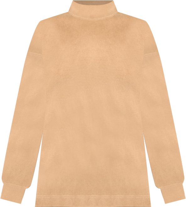 Women's Organic Cotton Velour Mock Neck Pullover