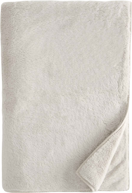 Reversible Faux-Fur Throw, 50" x 70", Macy's Exclusive (A $150.00 Value)