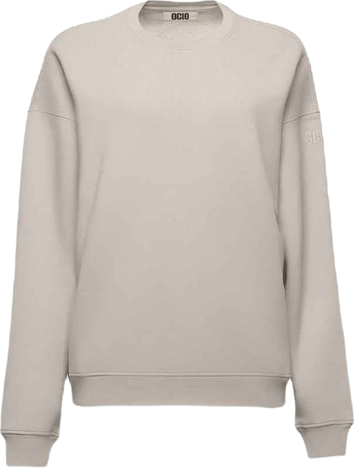 Men's Men s Organic Cotton Teddy Oversized Crewneck