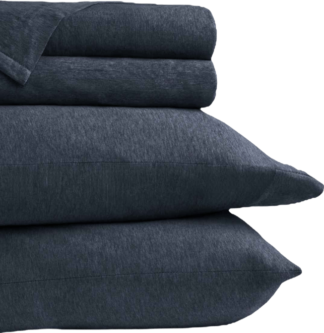 Jersey Cotton 4-Pc. Sheet Set, Queen
