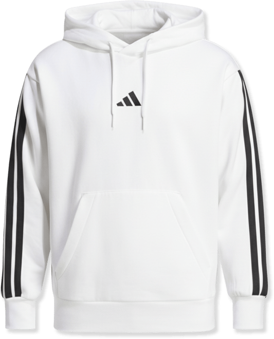 Men's Essential Three Stripes Fleece Hoodie