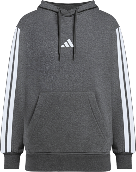 Men's Essential Three Stripes Fleece Hoodie