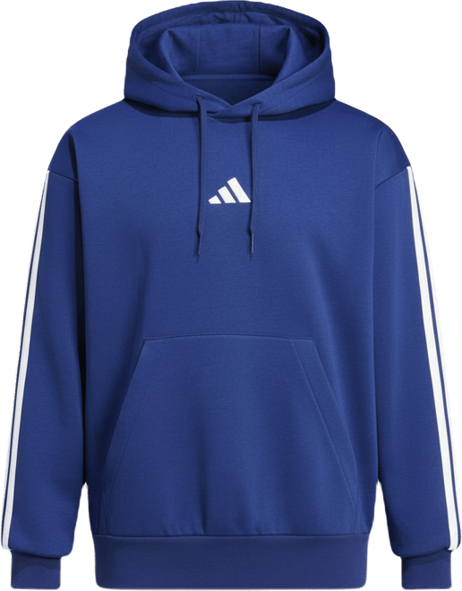 Men's Essential Three Stripes Fleece Hoodie
