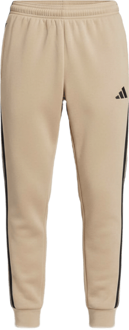 Men's Essentials Regular-Fit 3-Stripes Fleece Joggers