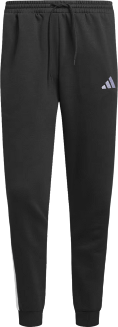 Men's Essentials Regular-Fit 3-Stripes Fleece Joggers