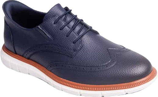 Hill Street Hands-Free Slip On Technology Leather Wingtip Oxfords