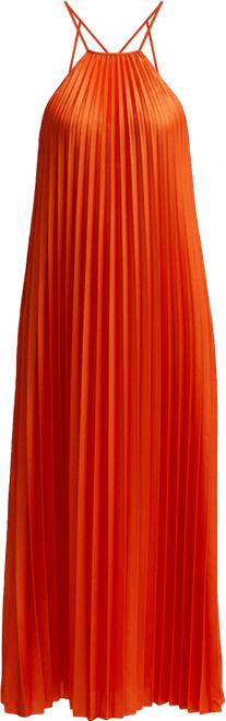 Women's Philomena Halter Neck Pleated Maxi Dress
