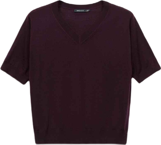 Women's Wool V-Neck Sweater