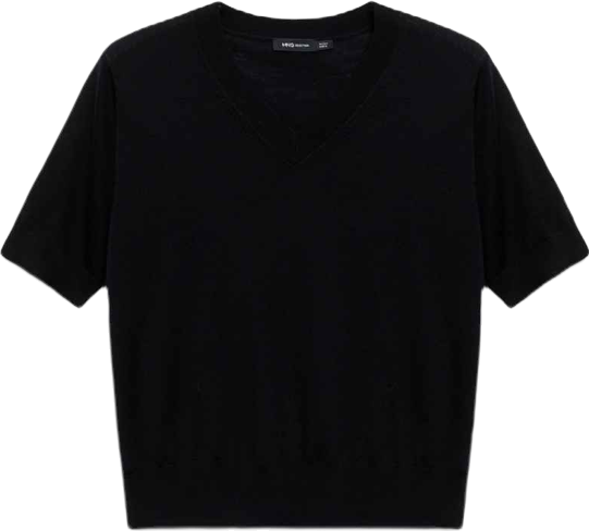 Women's Wool V-Neck Sweater