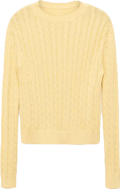 Women's Braided Knitted Sweater