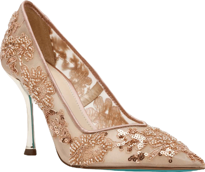 Women's Jenii Pointed-Toe Mesh Stiletto Pumps