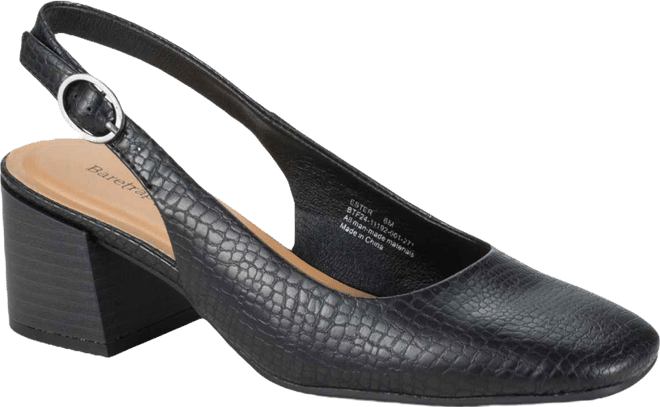 Women's Ester Block Heel Slingback Pumps