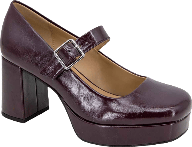 Klair Jewels Platform Mary-Jane Pumps