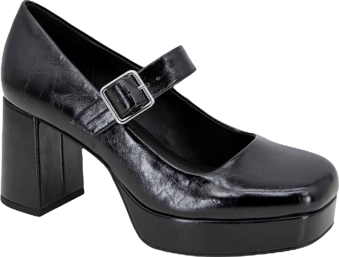 Klair Jewels Platform Mary-Jane Pumps