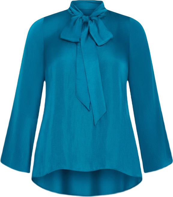 Plus Size Mahalia Neck Tie Top