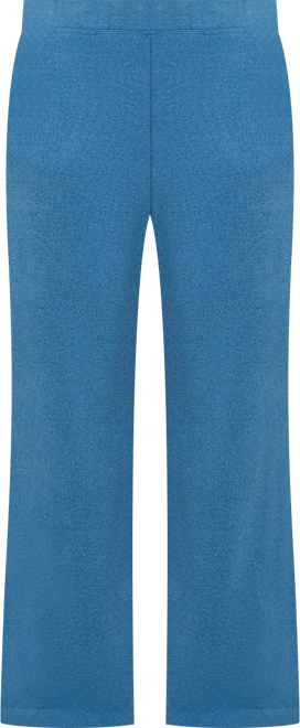 Petite Mid Rise Luxe Rib Knit Leisure Pants