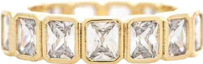 Bezel Set Cz Eternity Band