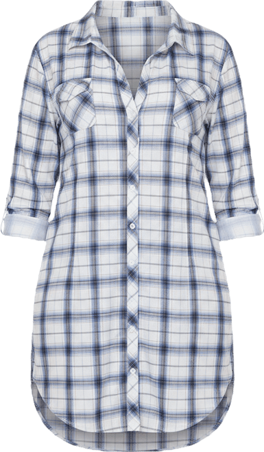 Plus Piper Stretchy Plaid Tunic