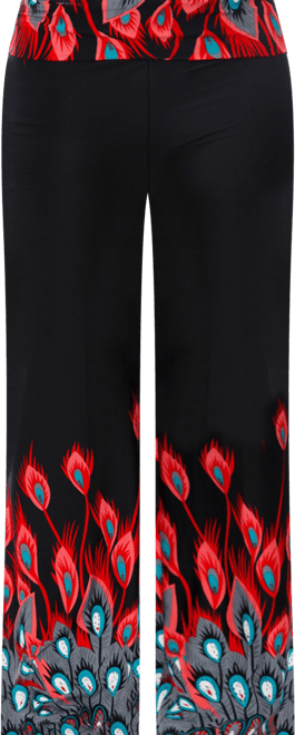 Plus Size Printed Palazzo Pants