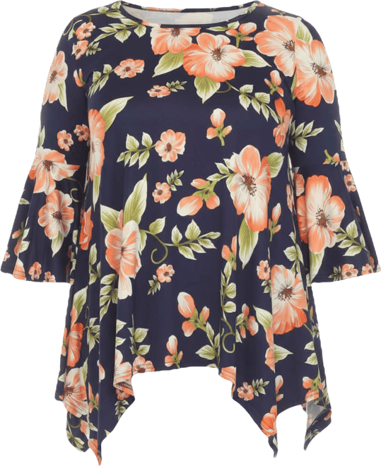 Plus Size Blanche Tunic Top