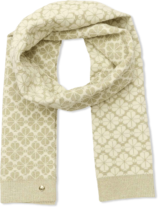 Spade Flower Tonal Scarf