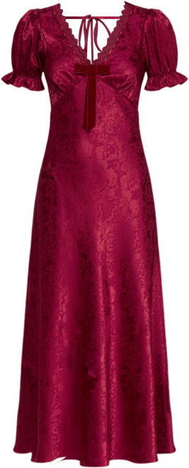 Women's Short Sleeves V-Neck Dress