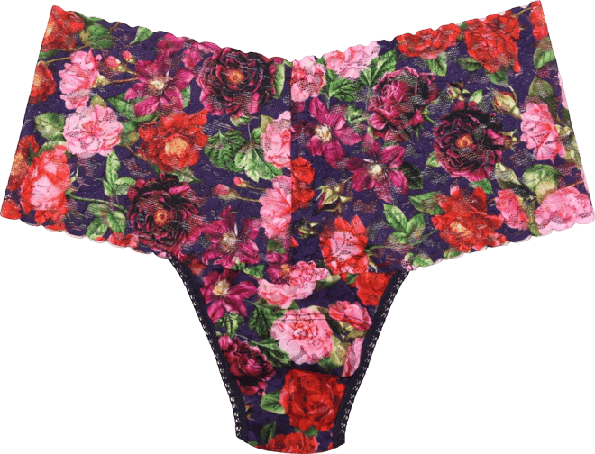 Women's Printed Retro Thong