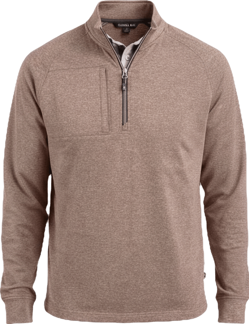 Men's Adapt Eco Knit Heather Quarter Zip Pullover