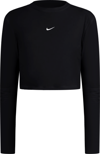 Shop Nike NSW Chill Knit Slim Long-Sleeve Cropped Top HF5322-013