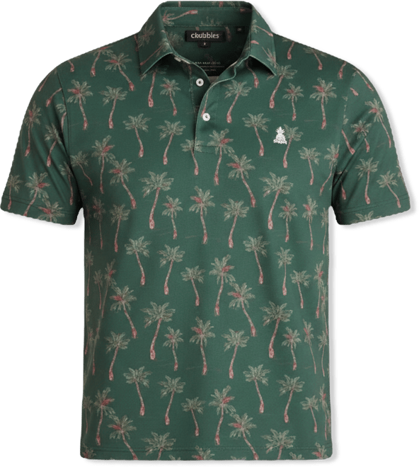 Men's The Brushstroke Palm Range Polo Shirt