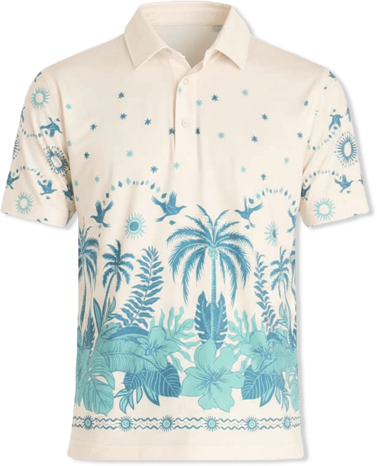 Men's The Scenic Route Performance Polo Shirt