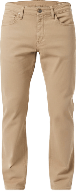 Men's Mavi Matt Relaxed Straight Leg In Khaki Casual Twill